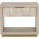 Akava 30.5 X 26 inch Light Wash / Gold Night Stand
